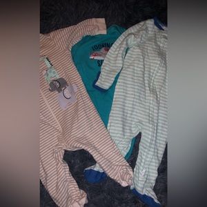 “Teal” set for baby boy.